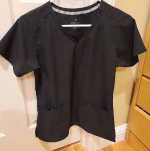 Beyond Black XS Scrub Top